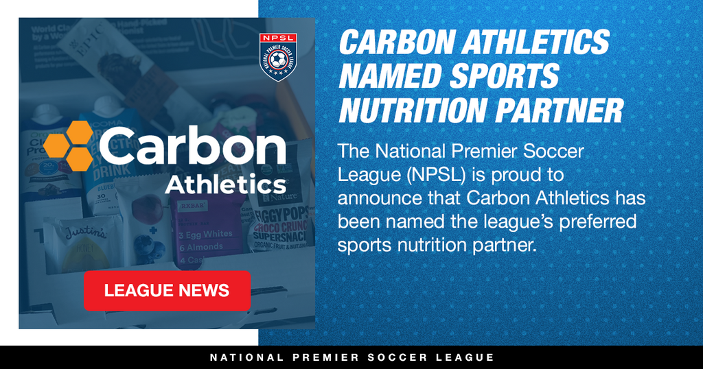 Carbon Athletics Named Preferred Sports Nutrition Partner of the NPSL